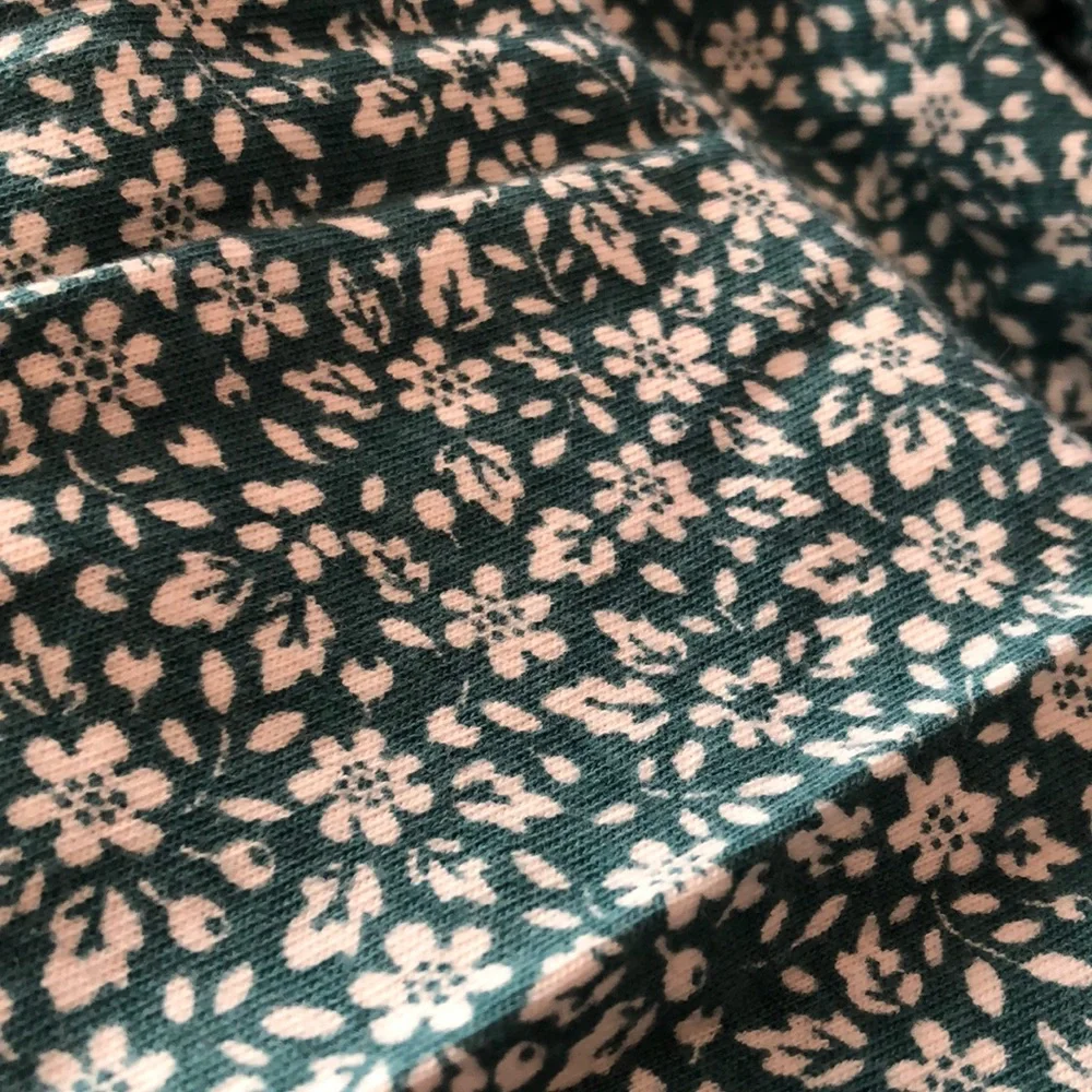Gap Green Floral Babydoll Dress Large 10 Girls